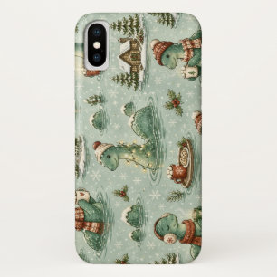 Christmas Nessie Loch Ness Monster Cozy Cryptids Case-Mate iPhone Case