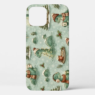 Christmas Nessie Loch Ness Monster Cozy Cryptids  iPhone 12 Case