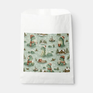 Christmas Nessie Loch Ness Monster Cozy Cryptids  Favour Bag