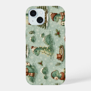 Christmas Nessie Loch Ness Monster Cozy Cryptids iPhone 15 Case