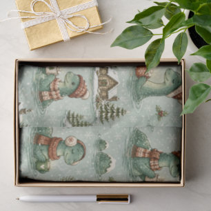 Christmas Nessie Loch Ness Monster Cozy Cryptids  Tissue Paper