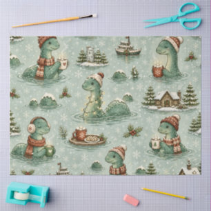 Christmas Nessie Loch Ness Monster Cozy Cryptids  Tissue Paper