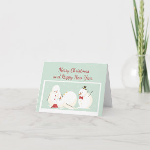 Christmas New Year Funny 2020 Snowman Card