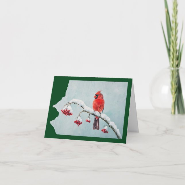 Christmas New Year Greeting Card (Front)