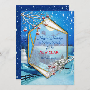 Christmas & New Year of 2024 Invitation