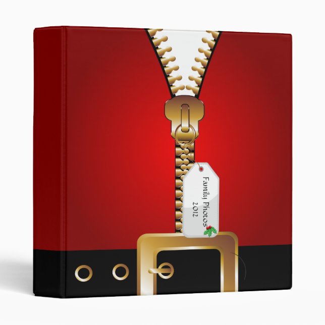 Christmas & New Year Photo Album Binder (Front/Spine)