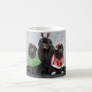 Christmas Newfies Coffee Mug