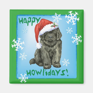 Christmas Newfoundland Magnet
