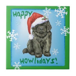 Christmas Newfoundland Tile