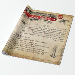 Christmas News Wrapping Paper