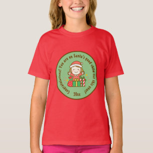 Christmas Nice List Kids Gift From Santa Clause T-Shirt
