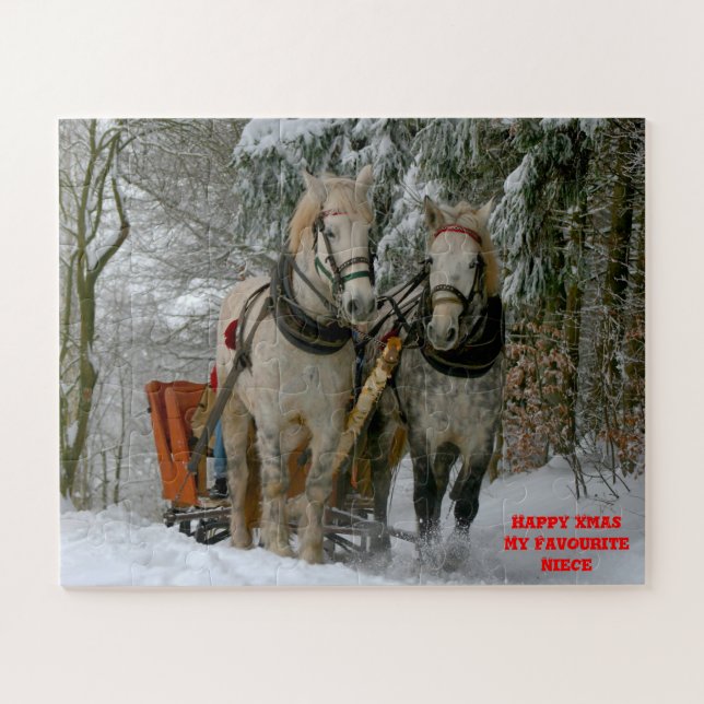 Christmas Niece Jigsaw Puzzle (Horizontal)