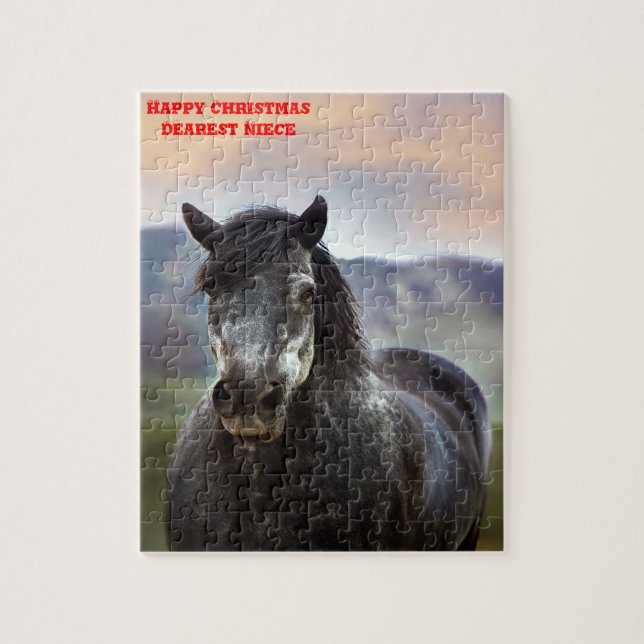 Christmas Niece. Jigsaw Puzzle (Vertical)