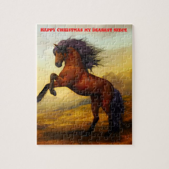 Christmas Niece. Jigsaw Puzzle (Vertical)