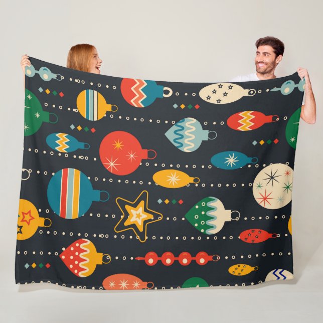 Christmas Night 60x80 Fleece Blanket (In Situ)