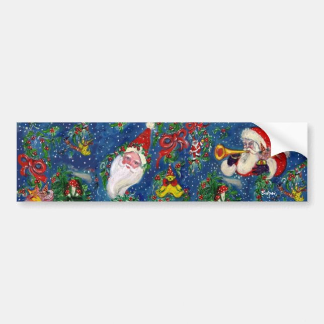 CHRISTMAS NIGHT BUMPER STICKER (Front)