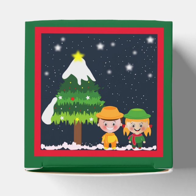 CHRISTMAS NIGHT FAVOR BOX (Top)