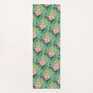 Christmas night Finnish cabins, trees and shooting Yoga Mat