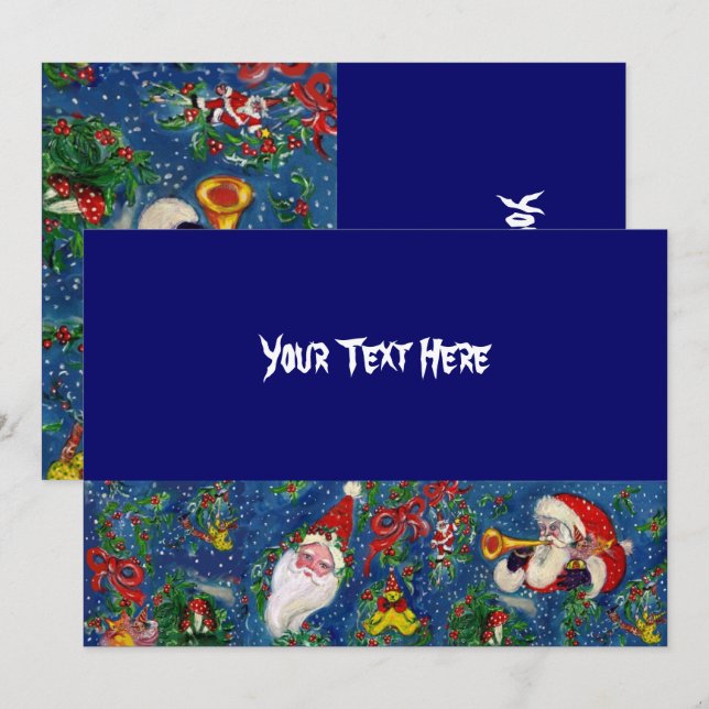 CHRISTMAS NIGHT HOLIDAY PARTY INVITATION (Front/Back)