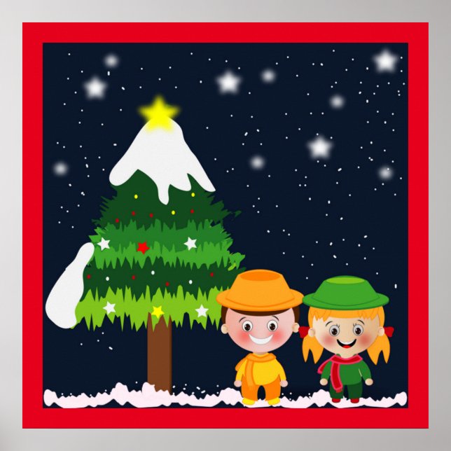 CHRISTMAS NIGHT POSTER (Front)