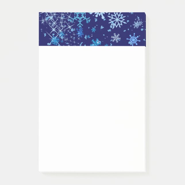Christmas Night Snowfall Post-it Notes (Front)