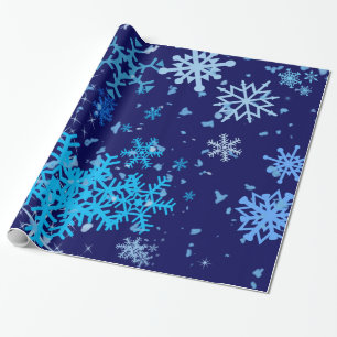Christmas Night Snowfall Wrapping Paper