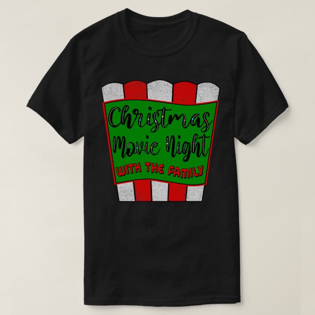 Christmas Night with the Family T-Shirt (Design Front)