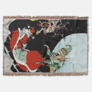 Christmas nightmare Custom throw Blanket