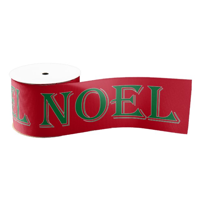 Christmas Noel Grosgrain Ribbon (Spool)