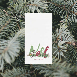 Christmas Noel Personalized  Napkin