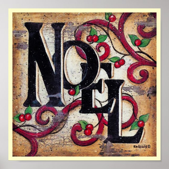 Christmas Noel ~ Print / Poster (Front)