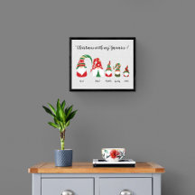 Christmas Nordic Gnome Gonk Family 