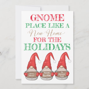 Christmas Nordic Gnome New Home for the Holidays Announcement