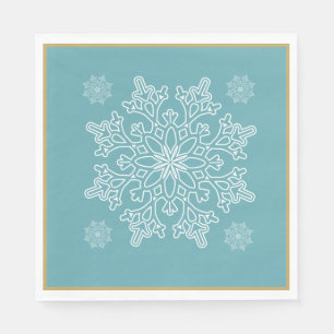 Christmas Nordic Snowflake Paper Napkins