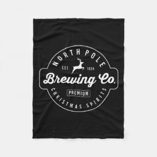 Christmas North Le Brewing Beer Holiday Season  Fleece Blanket