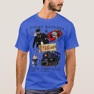 Christmas North Pole Polar Express All Abroad Sant T-Shirt