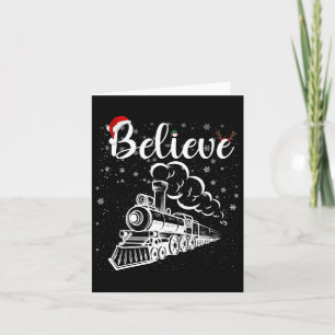 Christmas North Pole Polar Express All Abroad Xmas Card