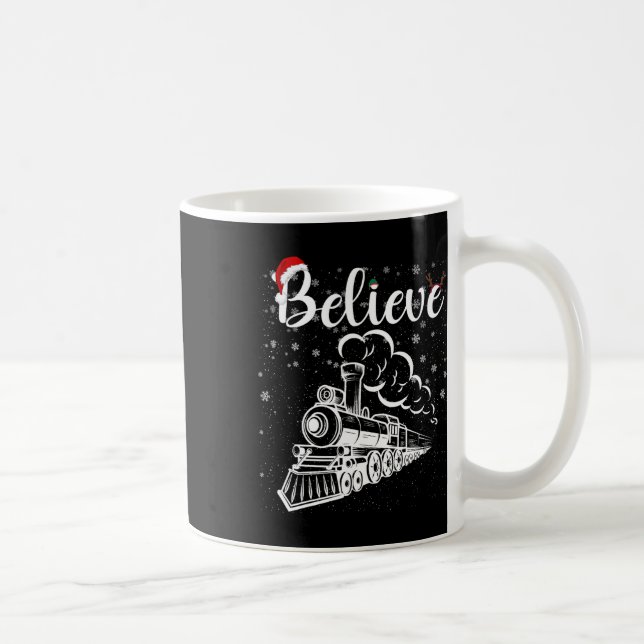 Christmas North Pole Polar Express All Abroad Xmas Coffee Mug (Right)