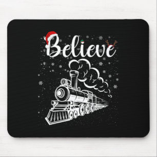 Christmas North Pole Polar Express All Abroad Xmas Mouse Pad