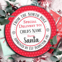 Christmas North Pole Workshop Custom Name