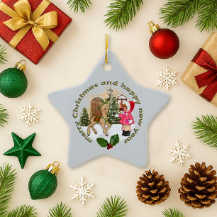 Christmas Nostalgic Wonderland Ceramic Ornament