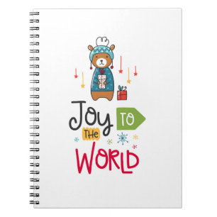 Christmas notebook Joy to the World