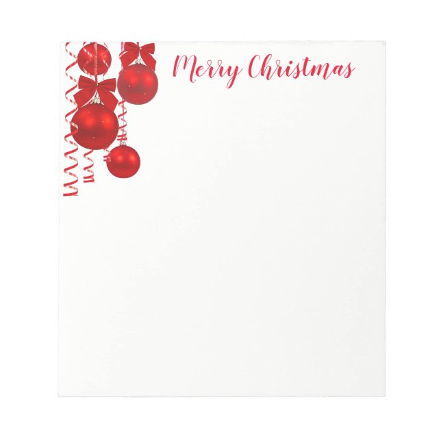 Christmas Notepad (Front)