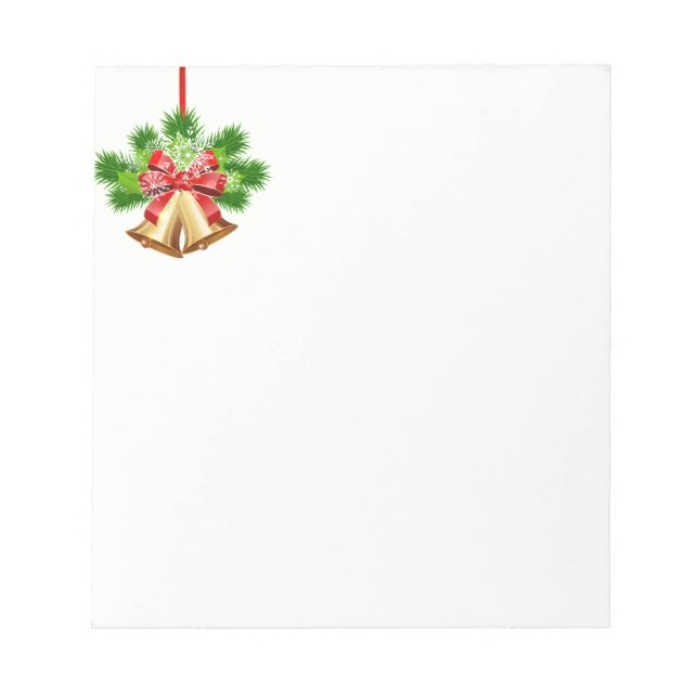 Christmas Notepad-Bells Notepad (Front)