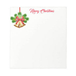 Christmas Notepad-Bells Notepad