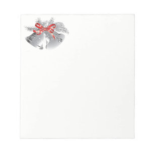 Christmas Notepad-Silver Bells Notepad