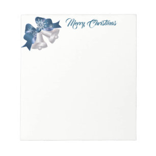 Christmas Notepad-Silver Bells Notepad
