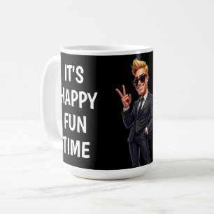 Christmas Novelty Gift Happy Fun Time Coffee Mug