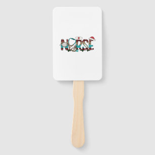 Christmas Nurse  1 Hand Fan