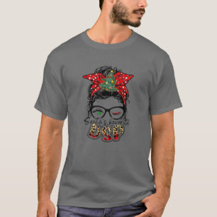 Christmas Nurse DSP Santas Favourite Nurse I Love T-Shirt
